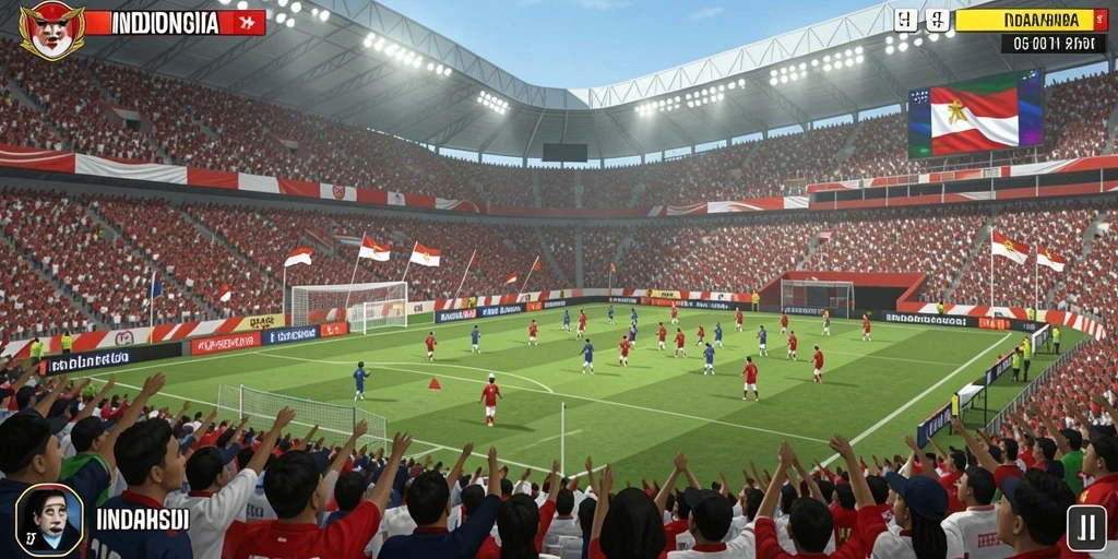 Screenshot menampilkan grafis menawan dari gameplay.