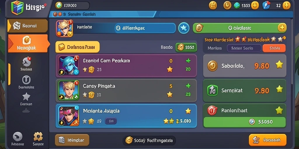 Antarmuka pengguna yang intuitif dan menarik.