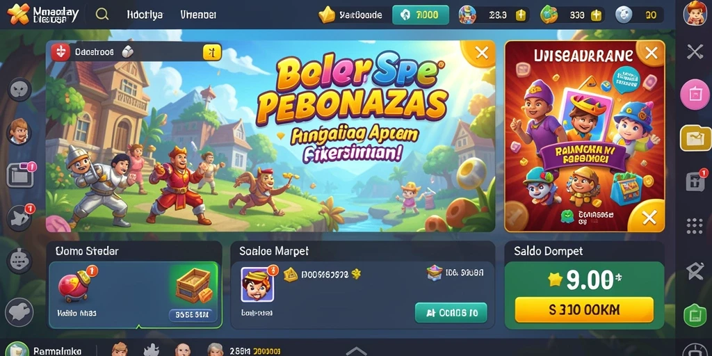 Screenshot aplikasi SVIP9 menampilkan grafis yang memukau.
